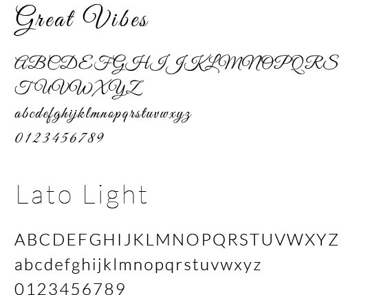 Fonts